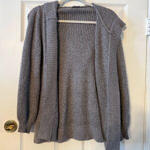 Mudd Women's Gray Cardigan Sweater